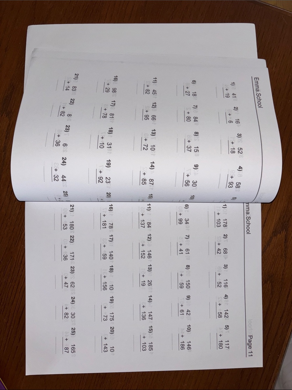 Basic Math Workbook for Adults - Yellow & Blue - Picture 2 of 5